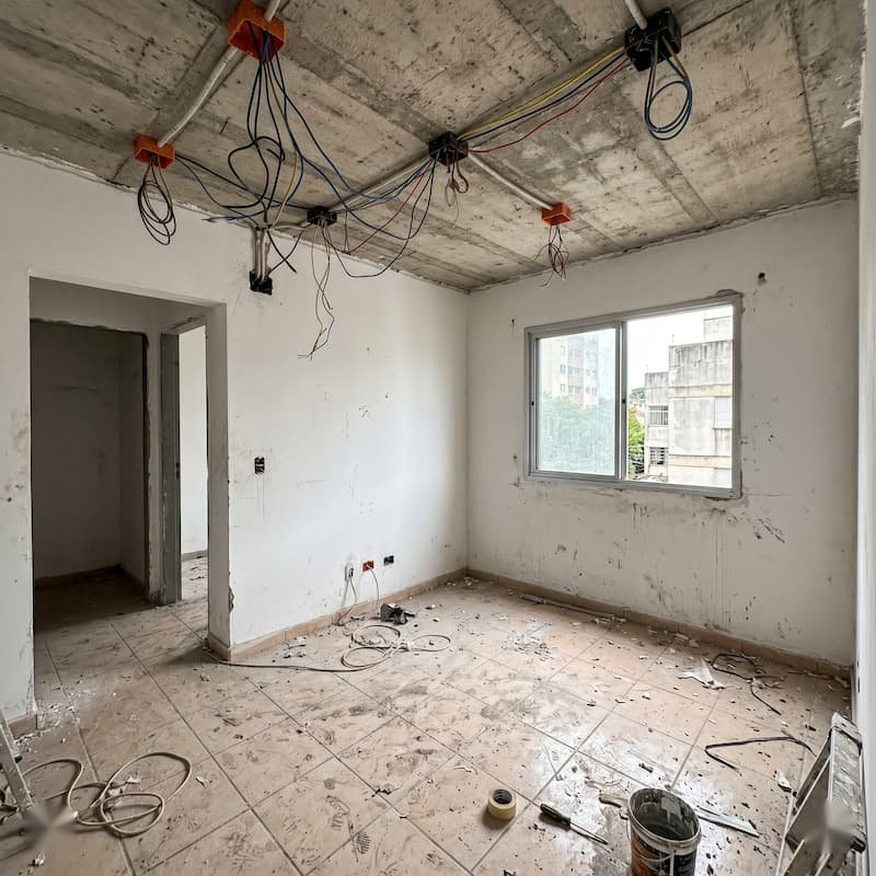 Antes - Forro de gesso
