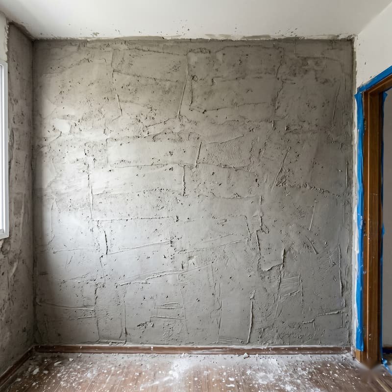Antes - Gesso liso