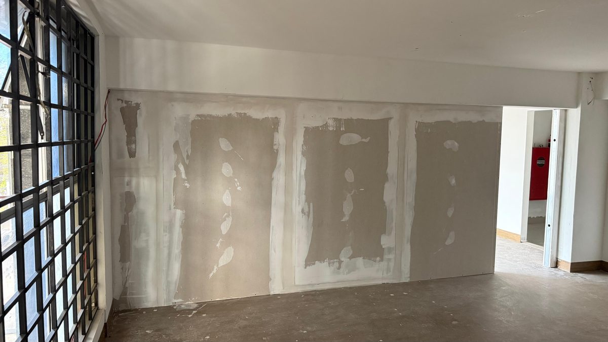 Forro de gesso aramado sala residencial BH