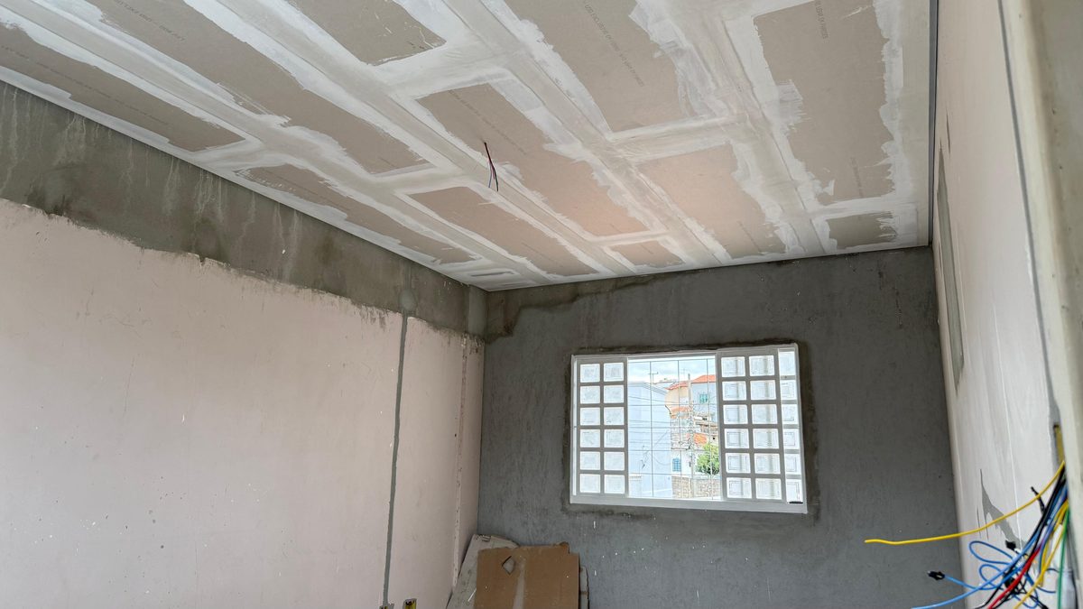 Parede drywall em execução BH